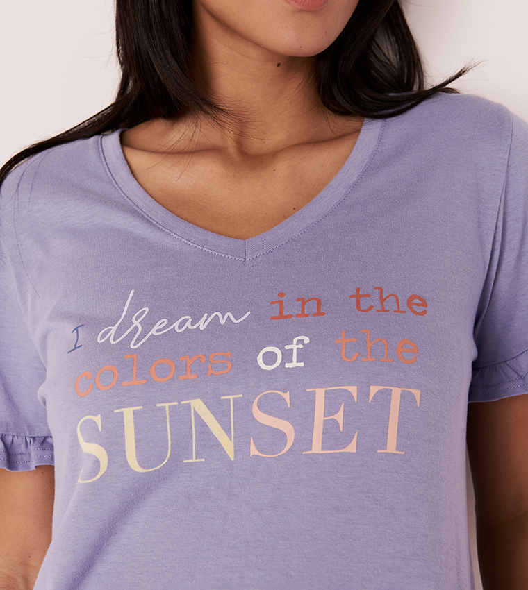 Ruffle Details T-shirt