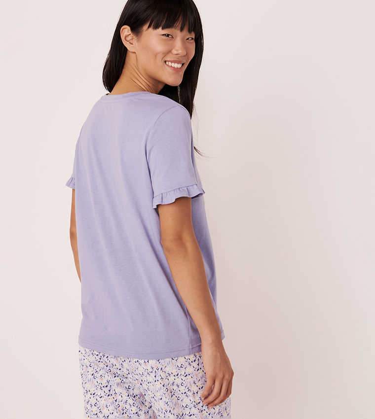 Ruffle Details T-shirt