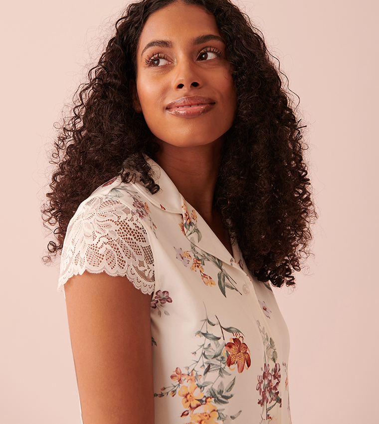 Super Soft Lace Sleeve Shirt