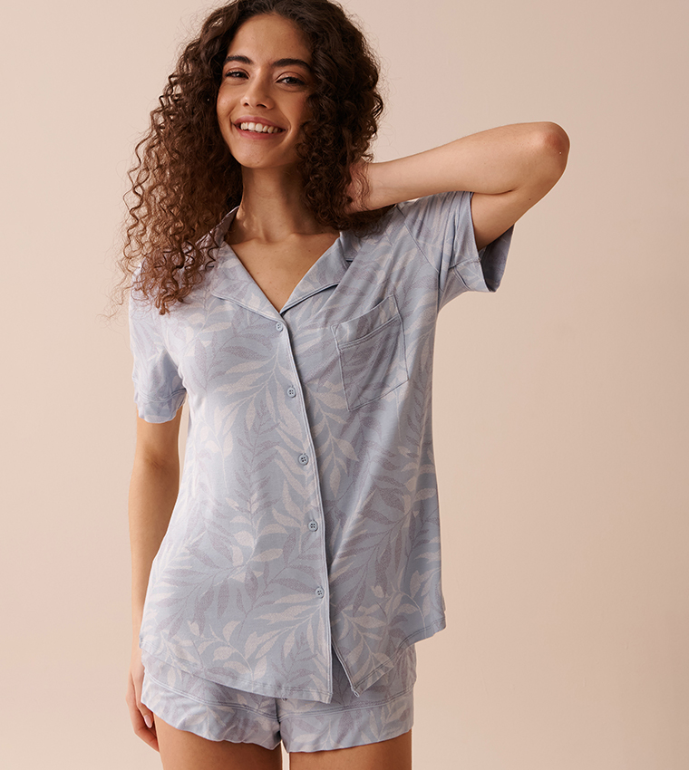 قميص نوم جيرسيه ناعم 