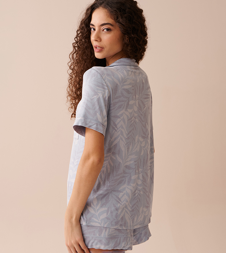 قميص نوم جيرسيه ناعم 