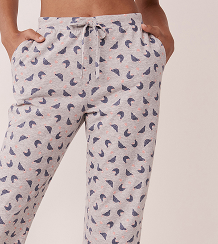 Cotton Straight Leg Capri
