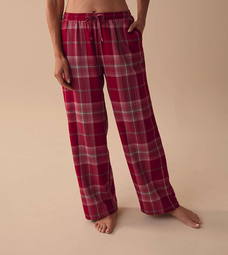  Women Red Pajama Pants