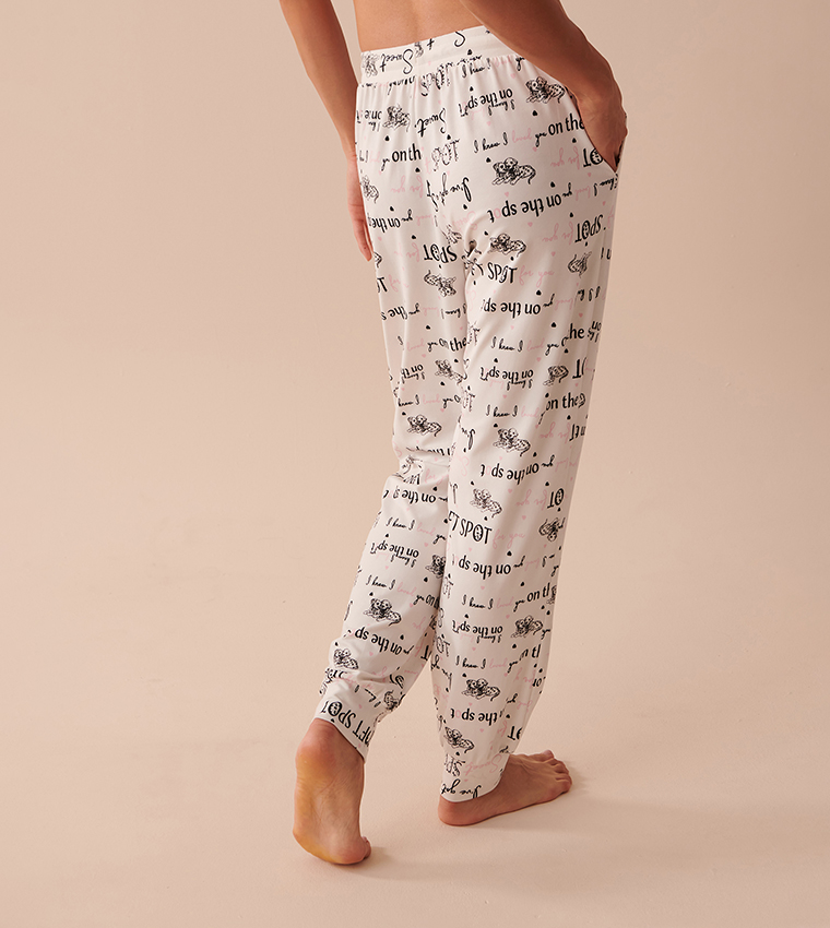 Buy La Vie En Rose Dalmatians Super Soft Pajama Pants In White ...