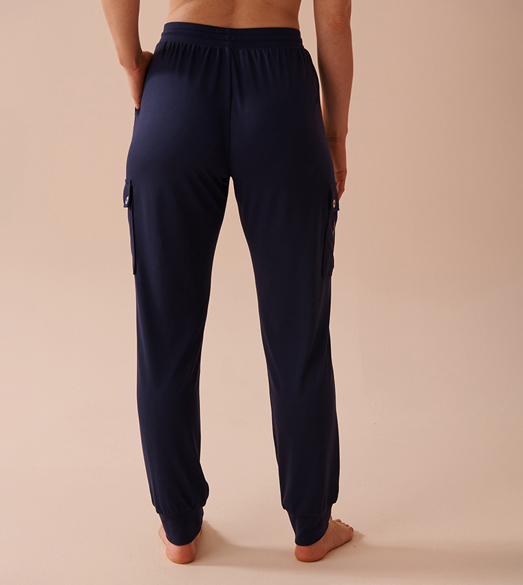 Moose Print Super Soft Cargo Pajama Pants