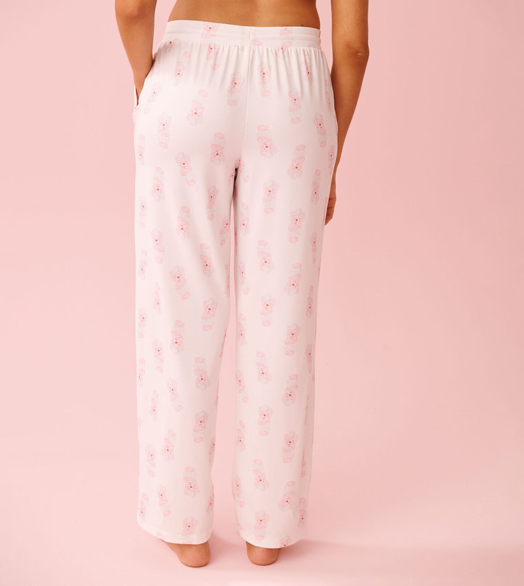 Spa Time Teddy Print Super Soft Pyjama Pants