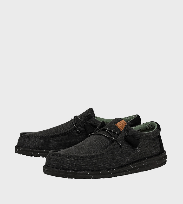 WALLY Washed Canvas Slip-On Shoes