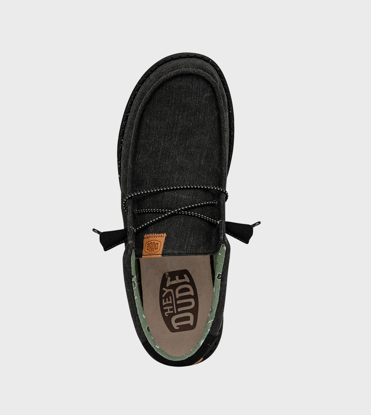 WALLY Washed Canvas Slip-On Shoes