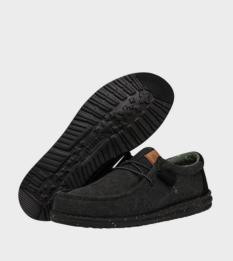 WALLY Washed Canvas Slip-On Shoes