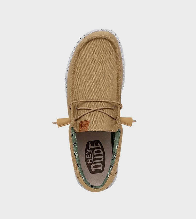 WALLY Washed Canvas Slip-On Shoes