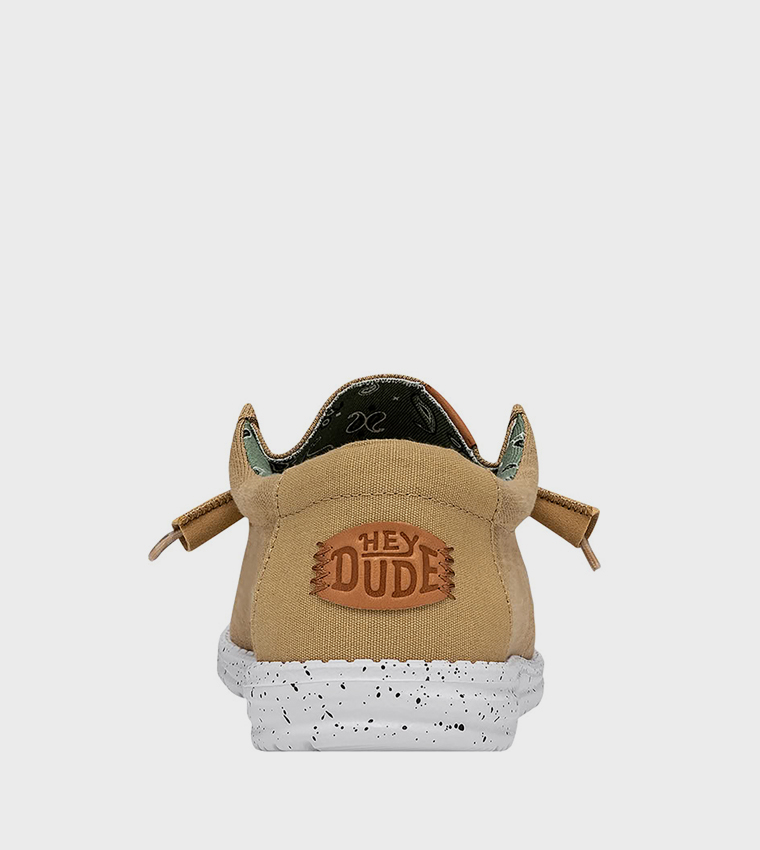 WALLY Washed Canvas Slip-On Shoes