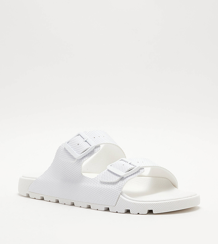 White cheap casual sandals