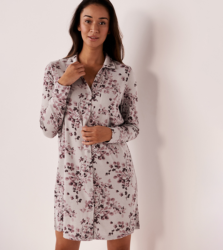 Button down outlet sleepshirt