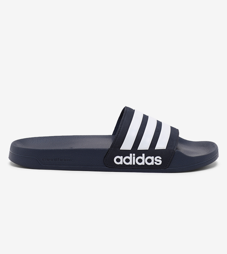 Buy Adidas Adilette Shower Slides Navy Blue In Blue 6thStreet Bahrain