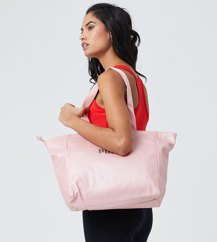 Buy Puma Core Up Large Shopper Shoulder Bag In Pink 6thStreet