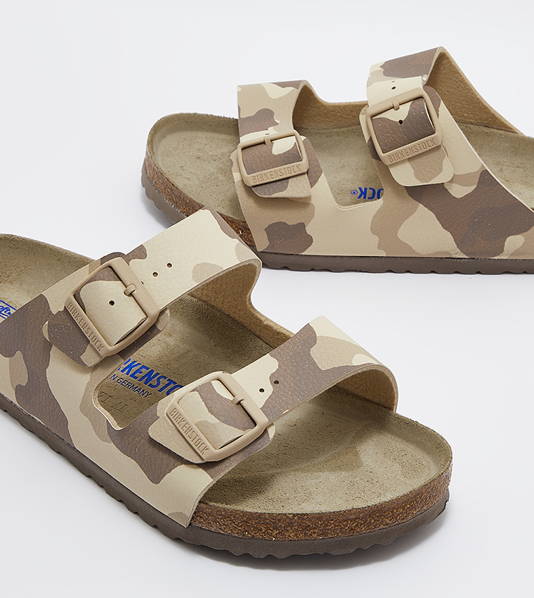 Camo birkenstocks hotsell