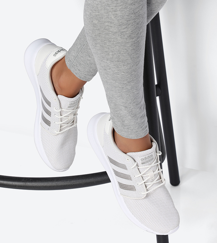 Adidas cloudfoam qt racer cloud white best sale