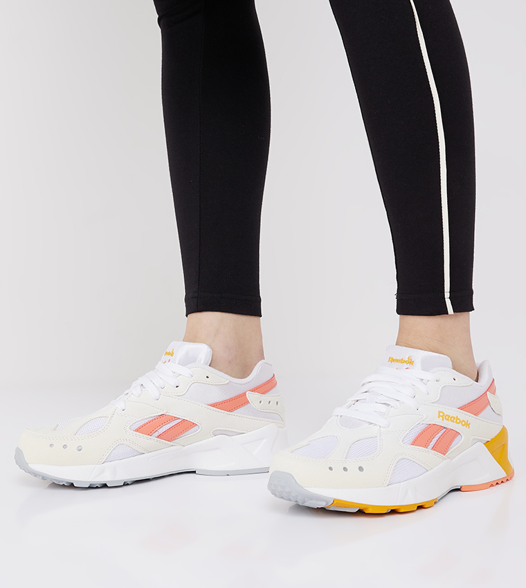 Color Block Lace-Up Sneakers