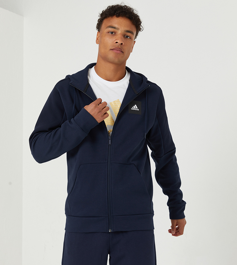 Must Haves Full Zip Stadium Hoodie Blue 6