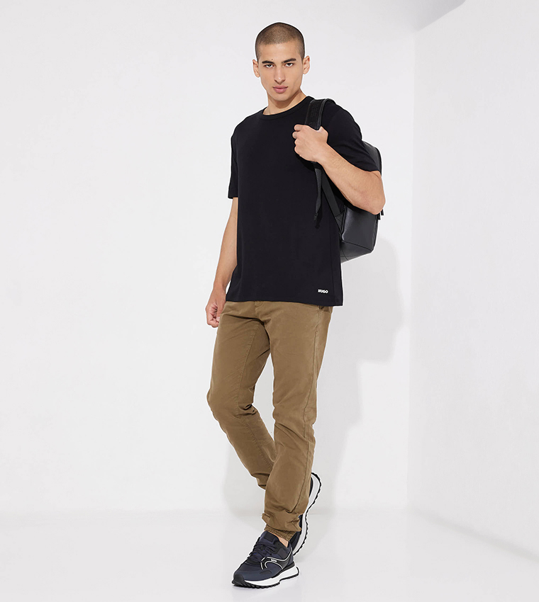 Dozy Logo Printed Crew Neck T-Shirt