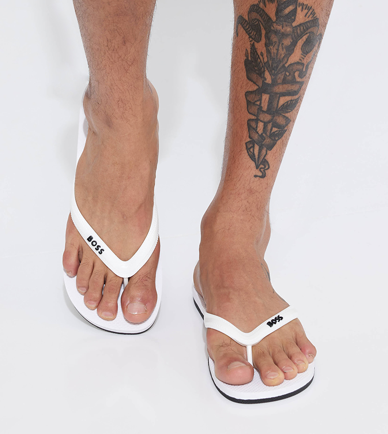 Logo Detail Thong Flip-Flops
