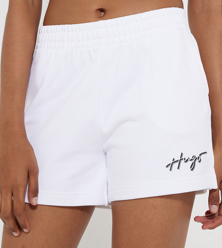 Nashari Elastic Waist Printed Shorts