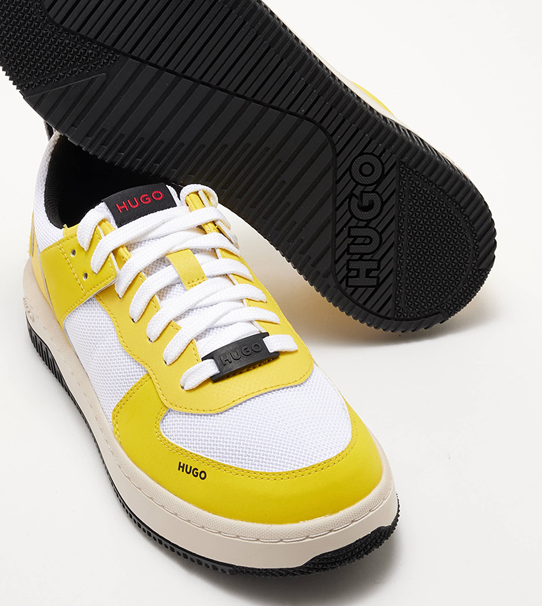 Color Block Lace-Up Sneakers