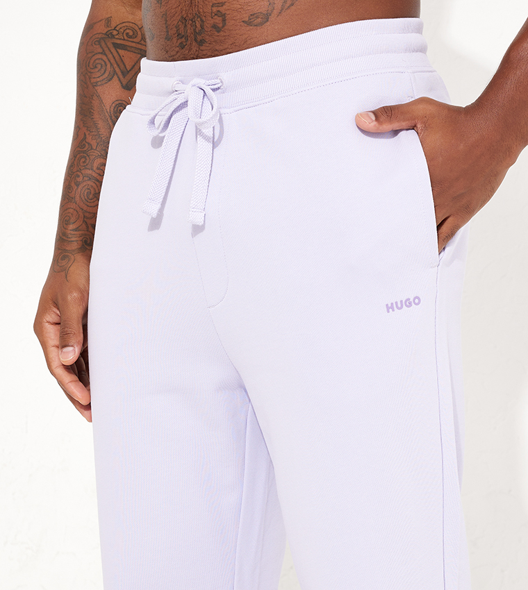Logo Printed Mid Waist Joggers
