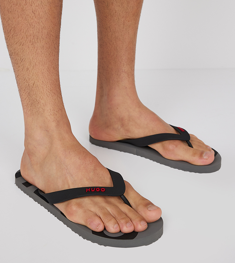 Arvel Logo Printed Flip-Flops