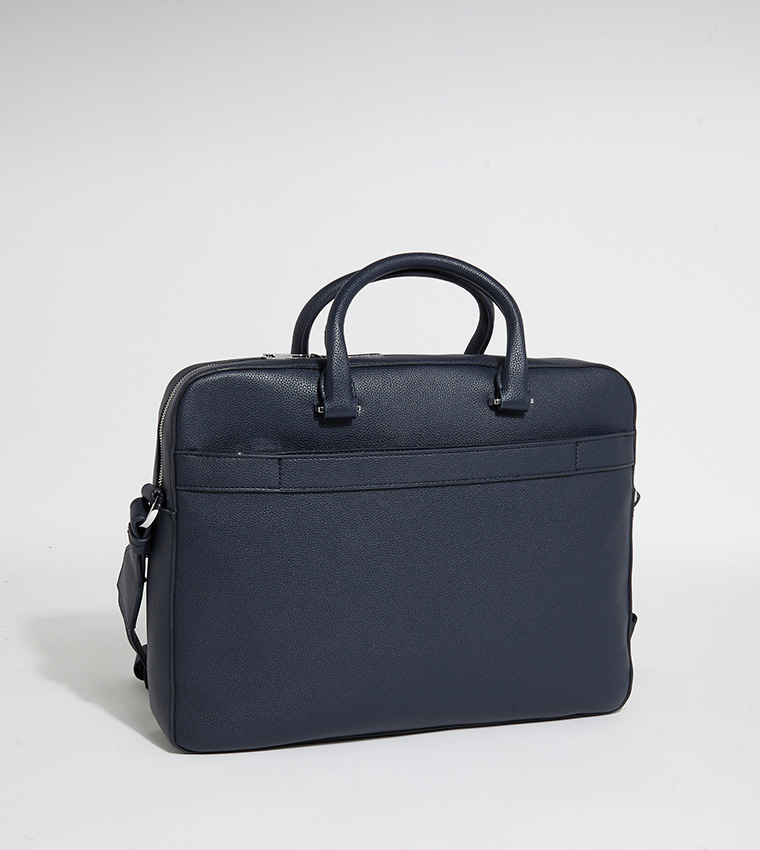 Boss leather laptop bag hotsell