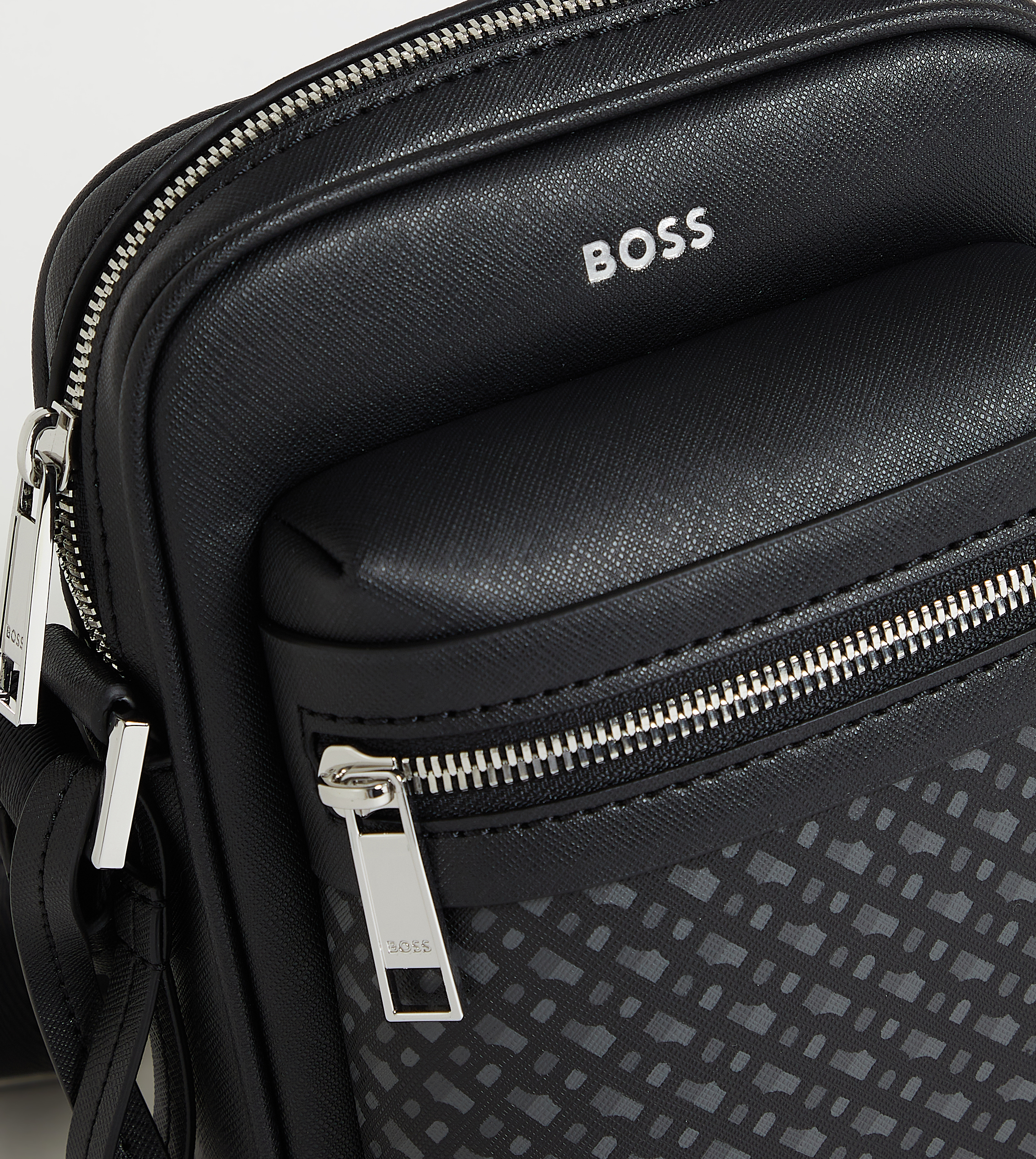 Printed Logo Detail Reporter Bag