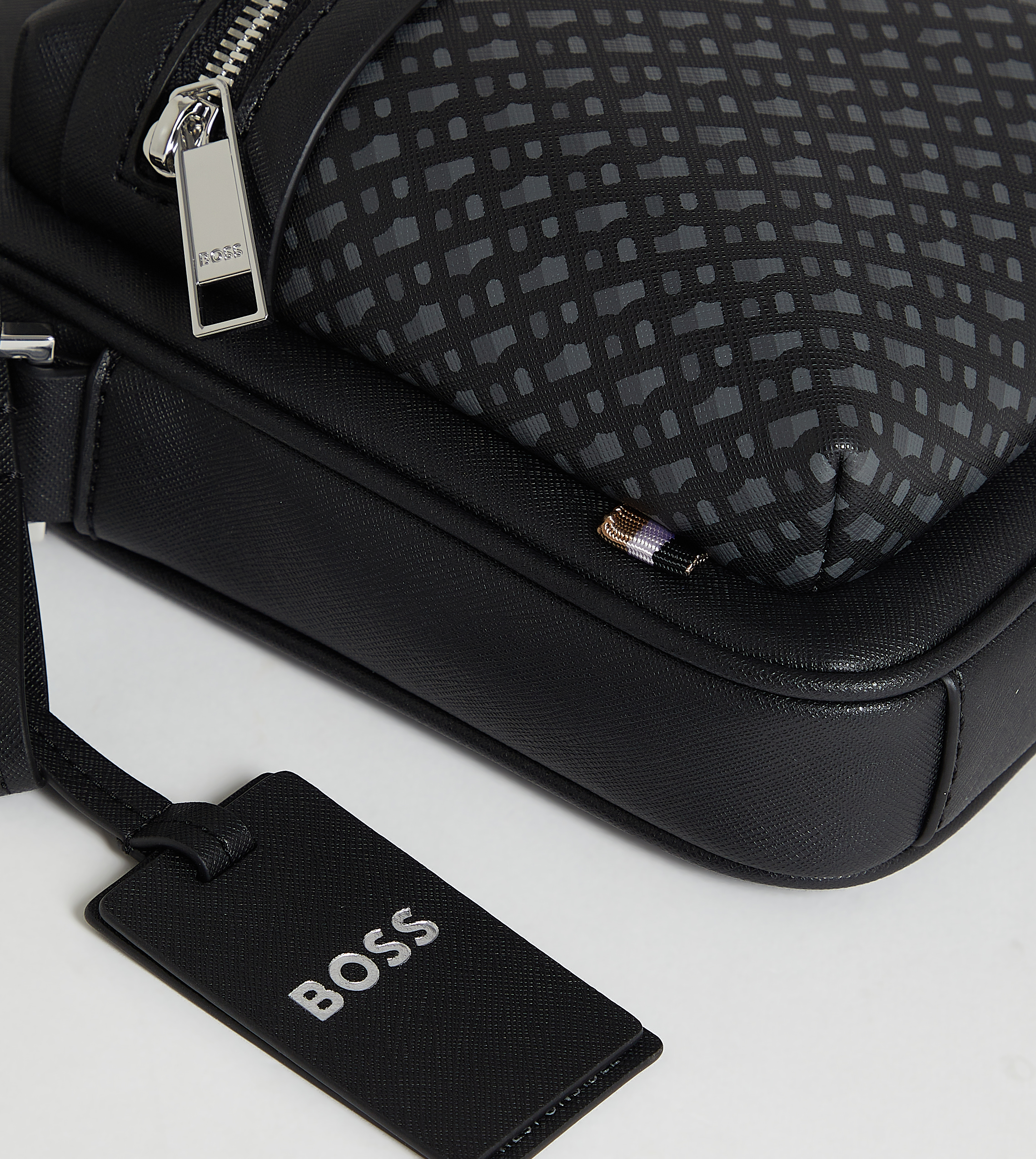 Printed Logo Detail Reporter Bag