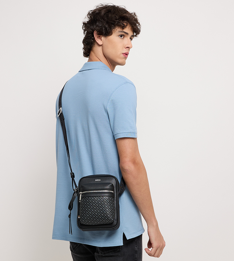 Printed Logo Detail Reporter Bag