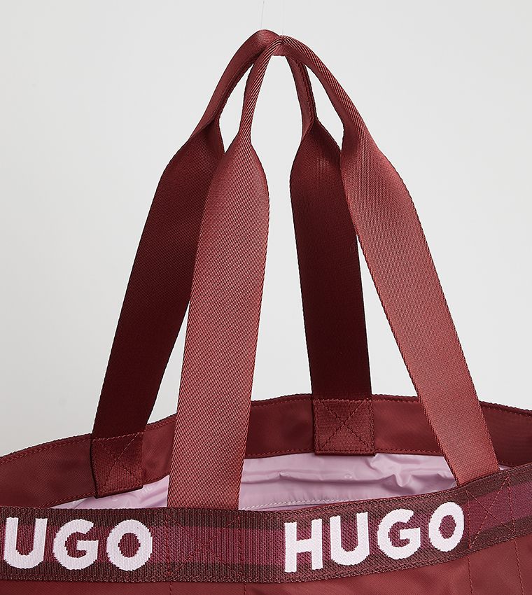 BECKY Logo Detail Tote Bag