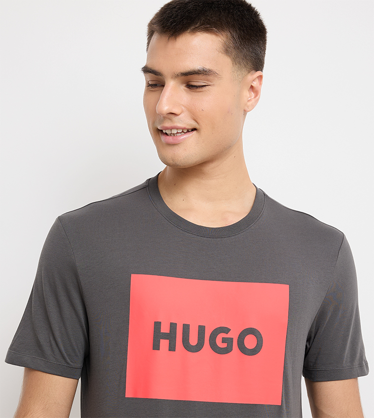 DULIVE Logo Printed Short Sleeves T-Shirt