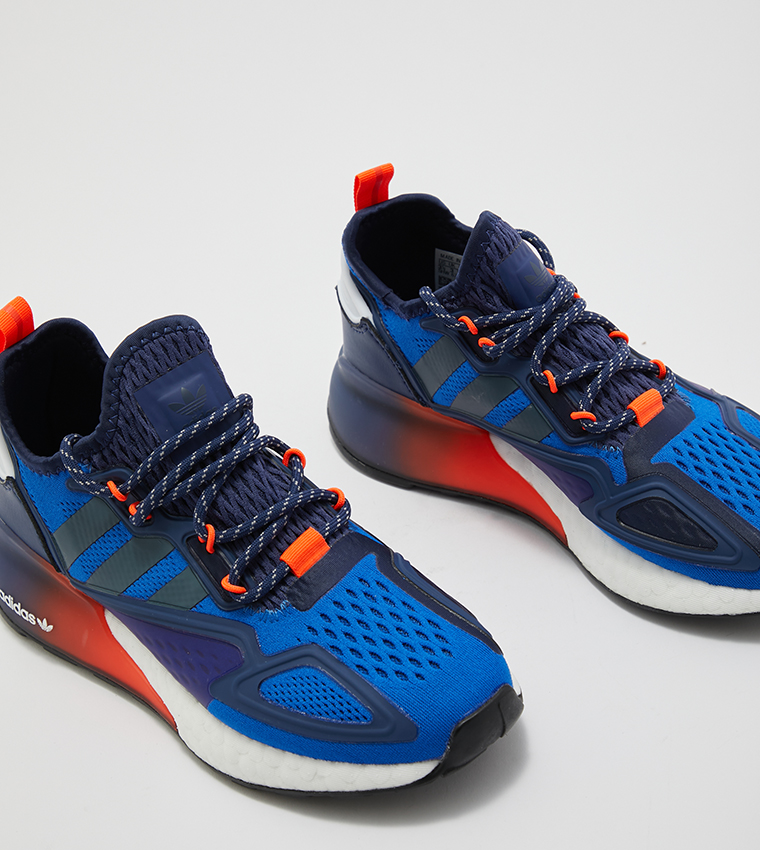 Buy Adidas ZX 2K Boost Sneakers Low Top Blue In Multiple