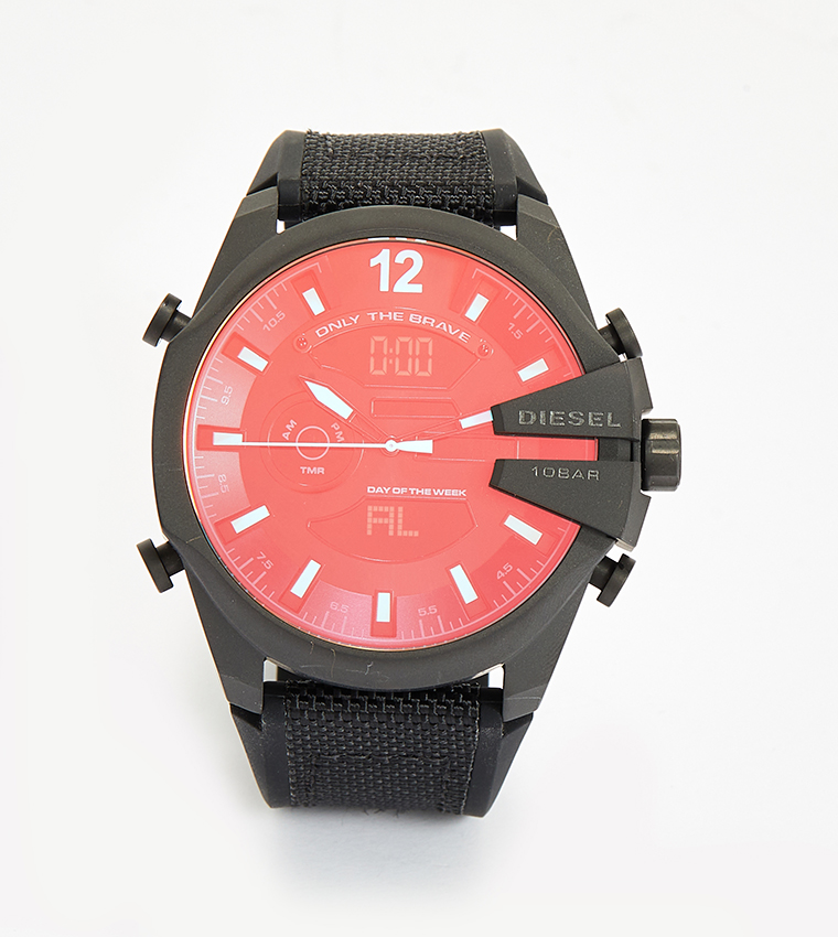 Buy Diesel Mega Chief Hybrid Watch In Black 6thStreet Saudi Arabia