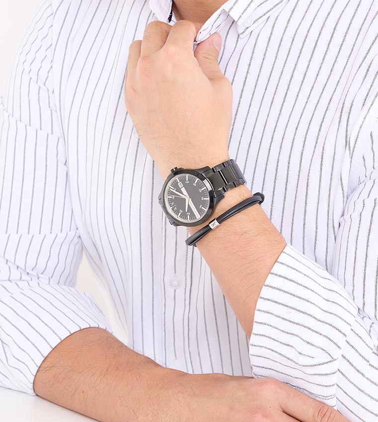 Hampton Analog Watch with Bracelet