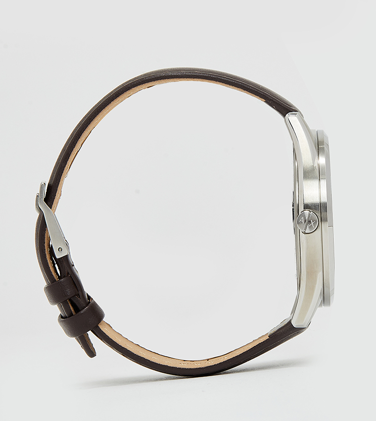 Dante Leather Strap Chronograph Watch
