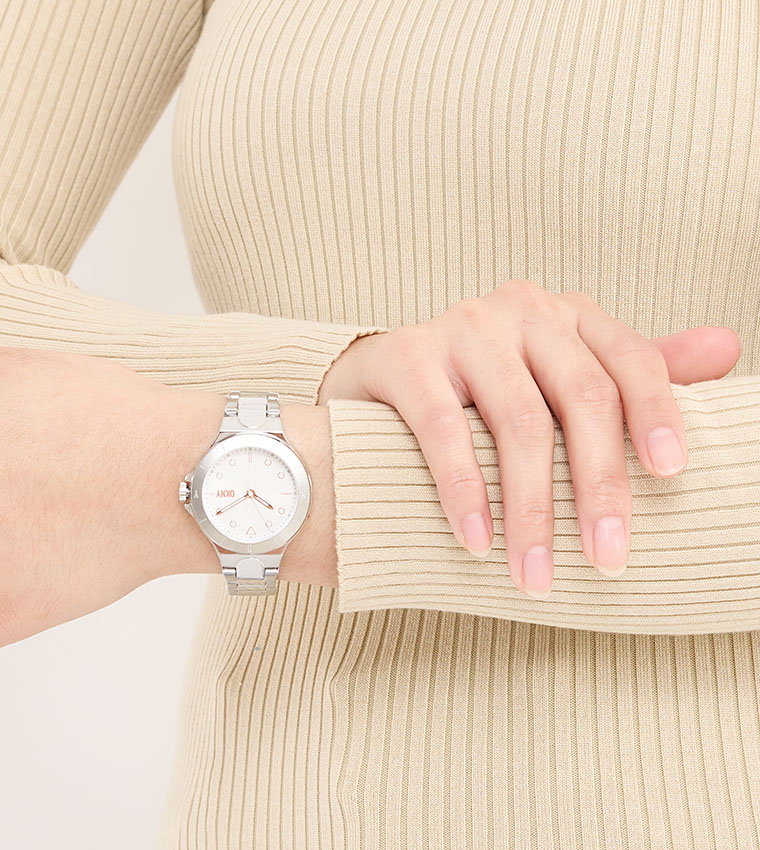 CHAMBERS Silver Dial Analog Watch