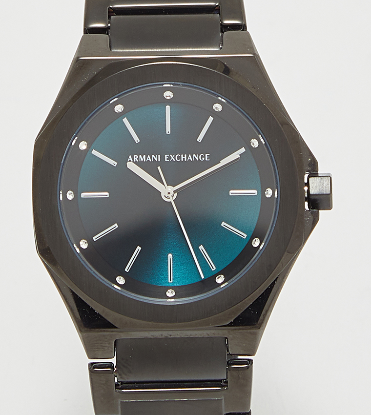 ANDREA Stone Studded Analog Watch