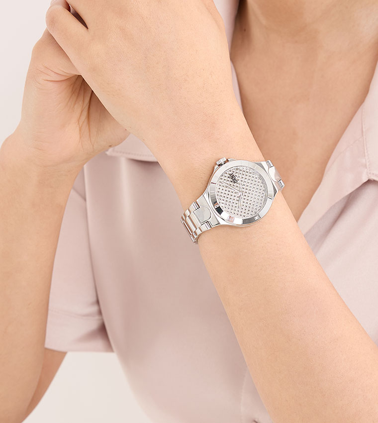 CHAMBERS Silver Dial Analog Watch