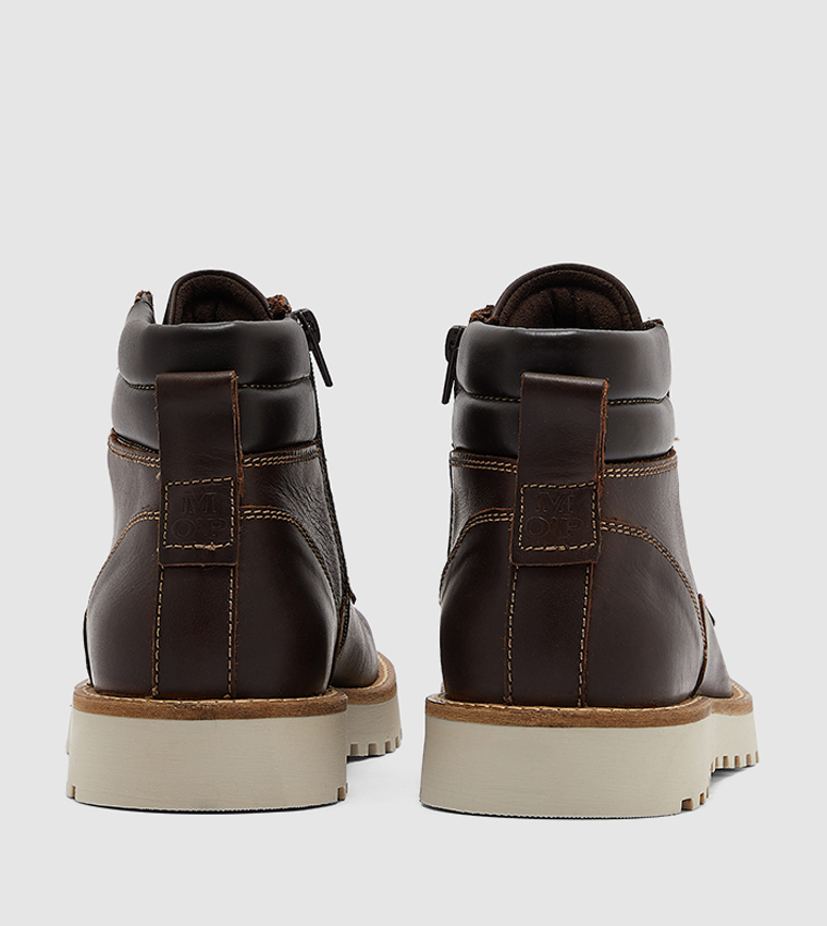 Buy Marc O'Polo High Top Lace Up Boots In Brown 6thStreet UAE