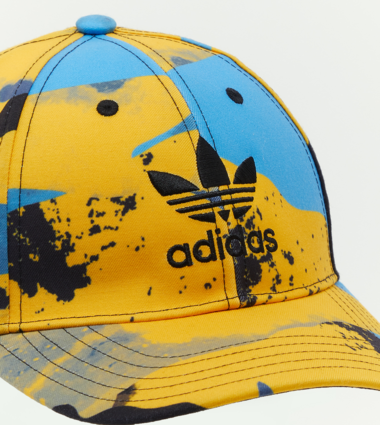 adidas Camo Baseball Cap - Yellow