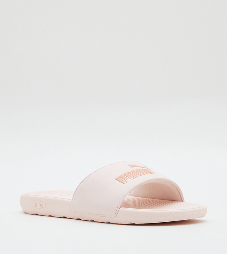 Puma hotsell pink sliders