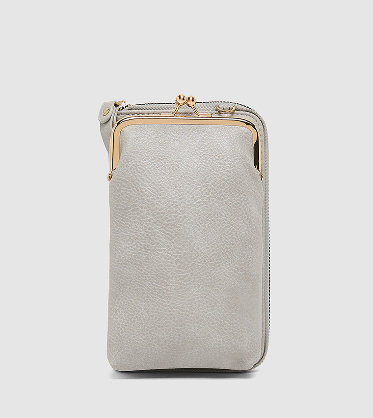 Textured Phone Crossbody Bag