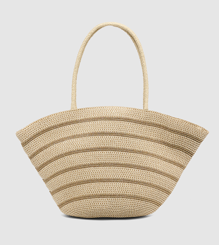 HFA Striped Beach Tote Bag