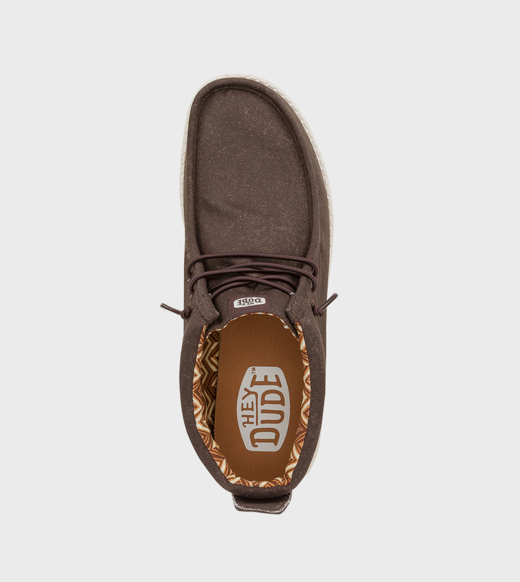 WALLY Stretch Canvas Mid Top Slip-On Shoes