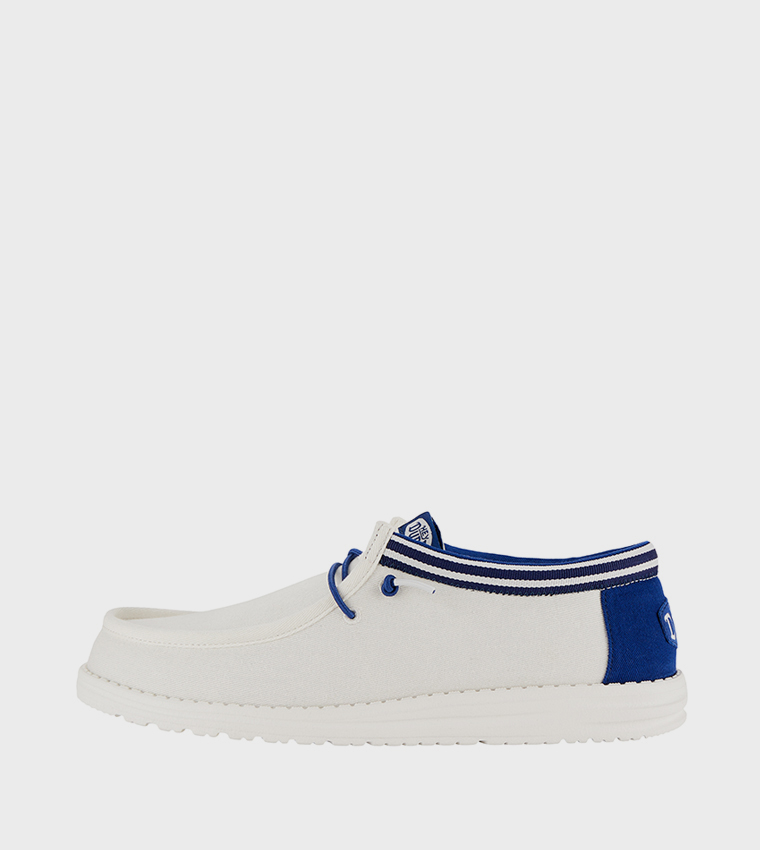 Wally Letterman Logo Badge Slip-On Shoes