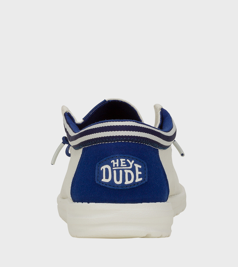 Wally Letterman Logo Badge Slip-On Shoes